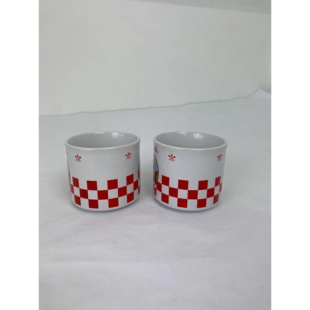 Set of 2 Vintage Campbell's Soup Mugs 2000 Houston Harvest Gift - Picture 3 of 8